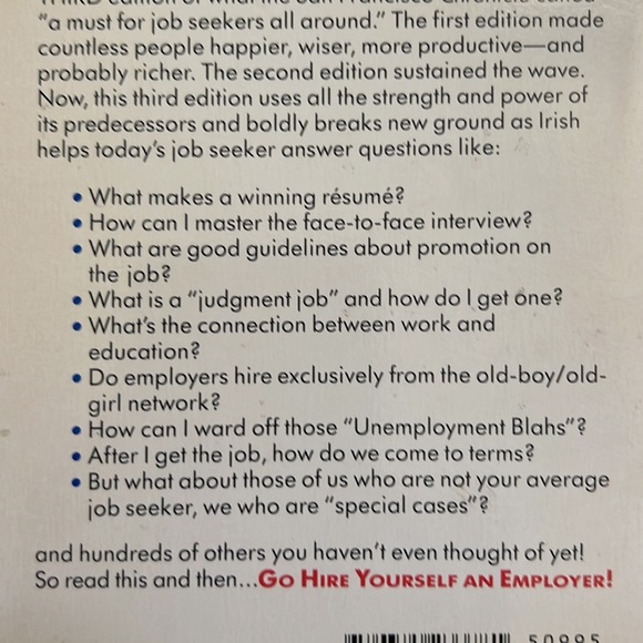 Go Hire Yourself an Employer paperback book
by Richard K. Irish - Picture 4 of 15